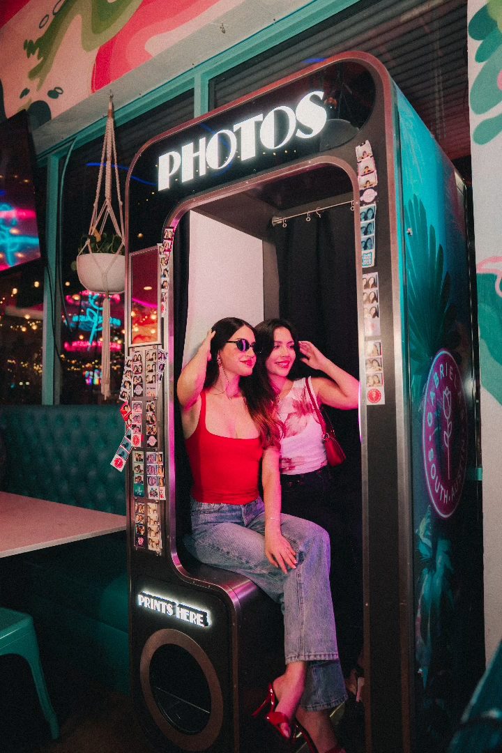 A Nyce Shots installation in a venue